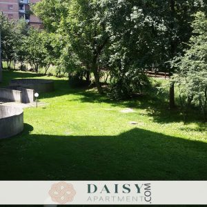 Serviced apartment in Reggio Emilia with garden view
